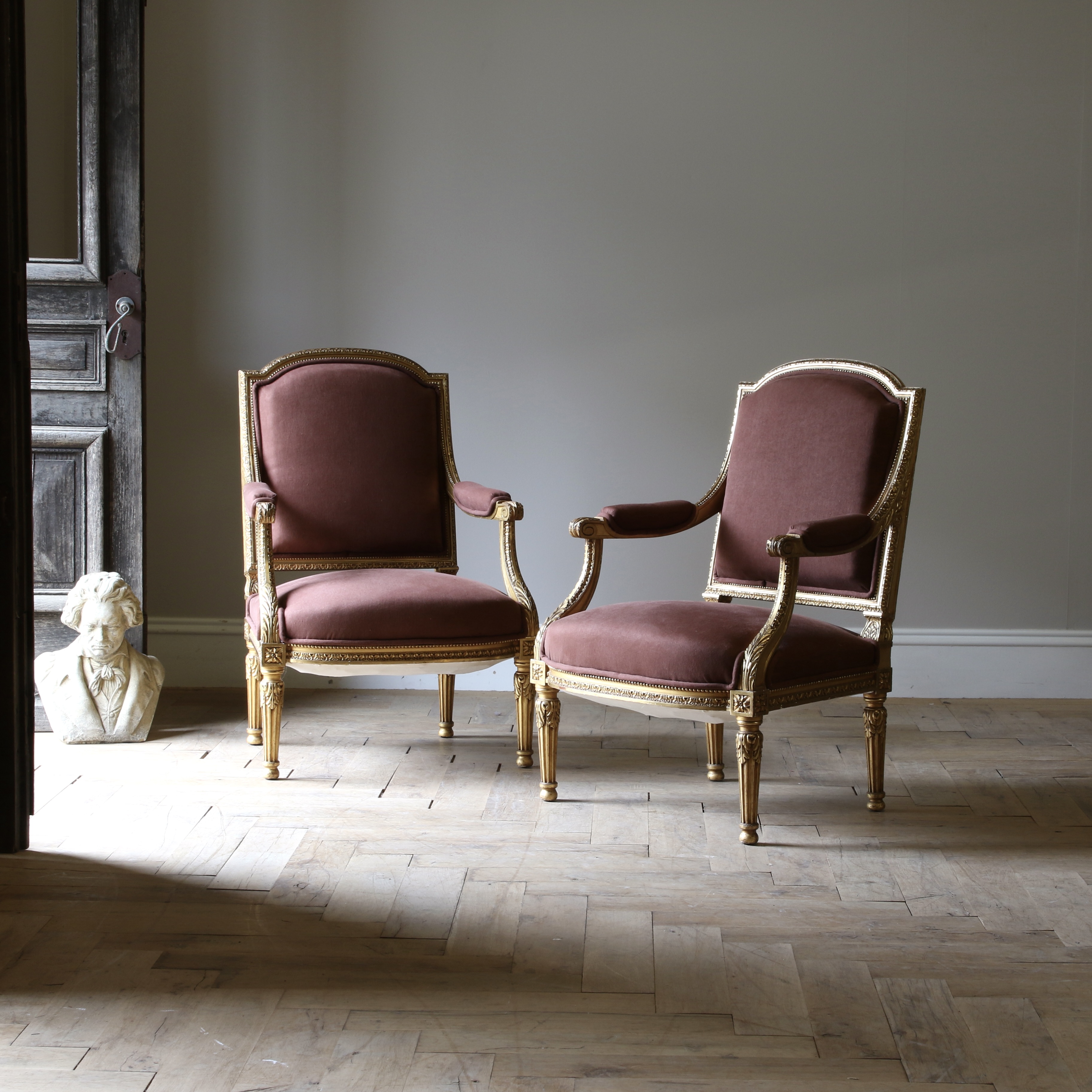 151-72 - Pair of Louis XVI Fauteuils